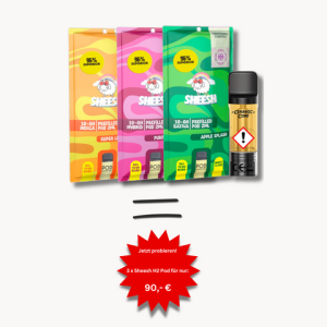 3 x 2ml Sheesh Pod - 96% H2 Sparangebot (ELFA kompatibel)